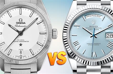 why is rolex more expensive than omega|omega constellation vs Rolex datejust.